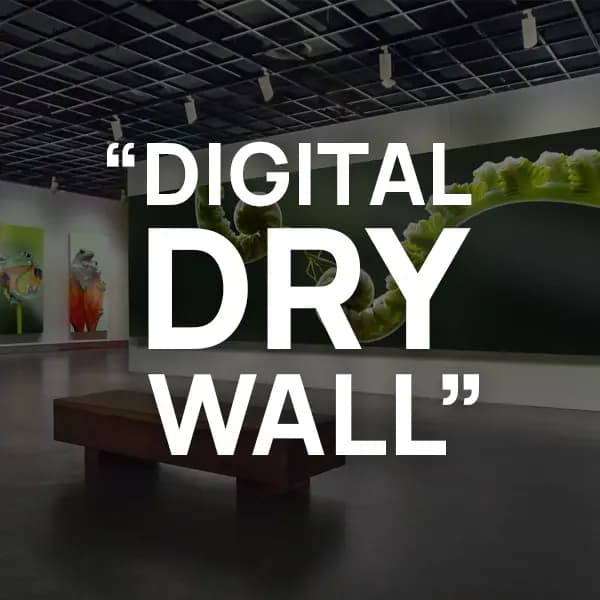 Digital Drywall - LED display technology as a building material 